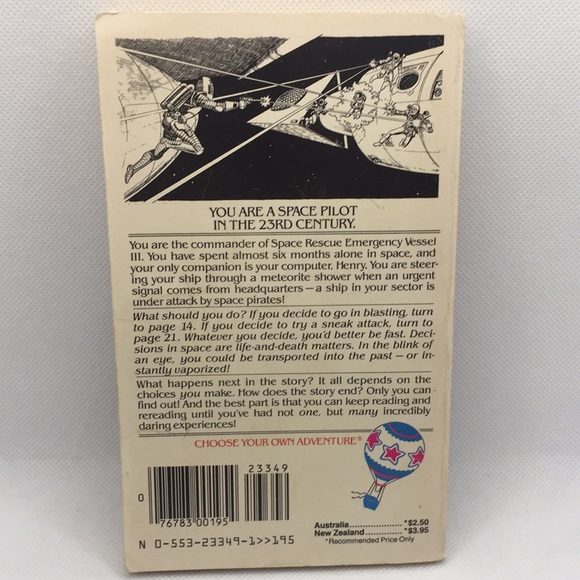 Choose Your Own Adventure #22 Space Patrol 1980’s - Picture 3 of 8